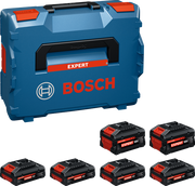 Bosch EXPERT EXBA18V 4×4,0Ah + 2×8,0Ah Accupack in L-Boxx - 1600A0373G