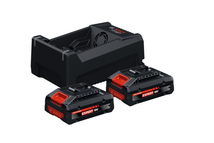 Bosch EXPERT EXBA18V-40 2×4,0Ah + GAL 12V/18V-80 Starterset - 1600A0373J